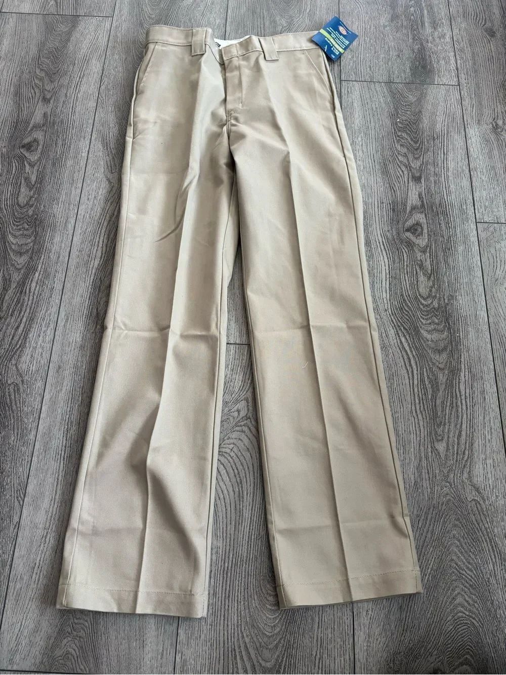 Dickies boys Classic Straight Fit Khaki Pants